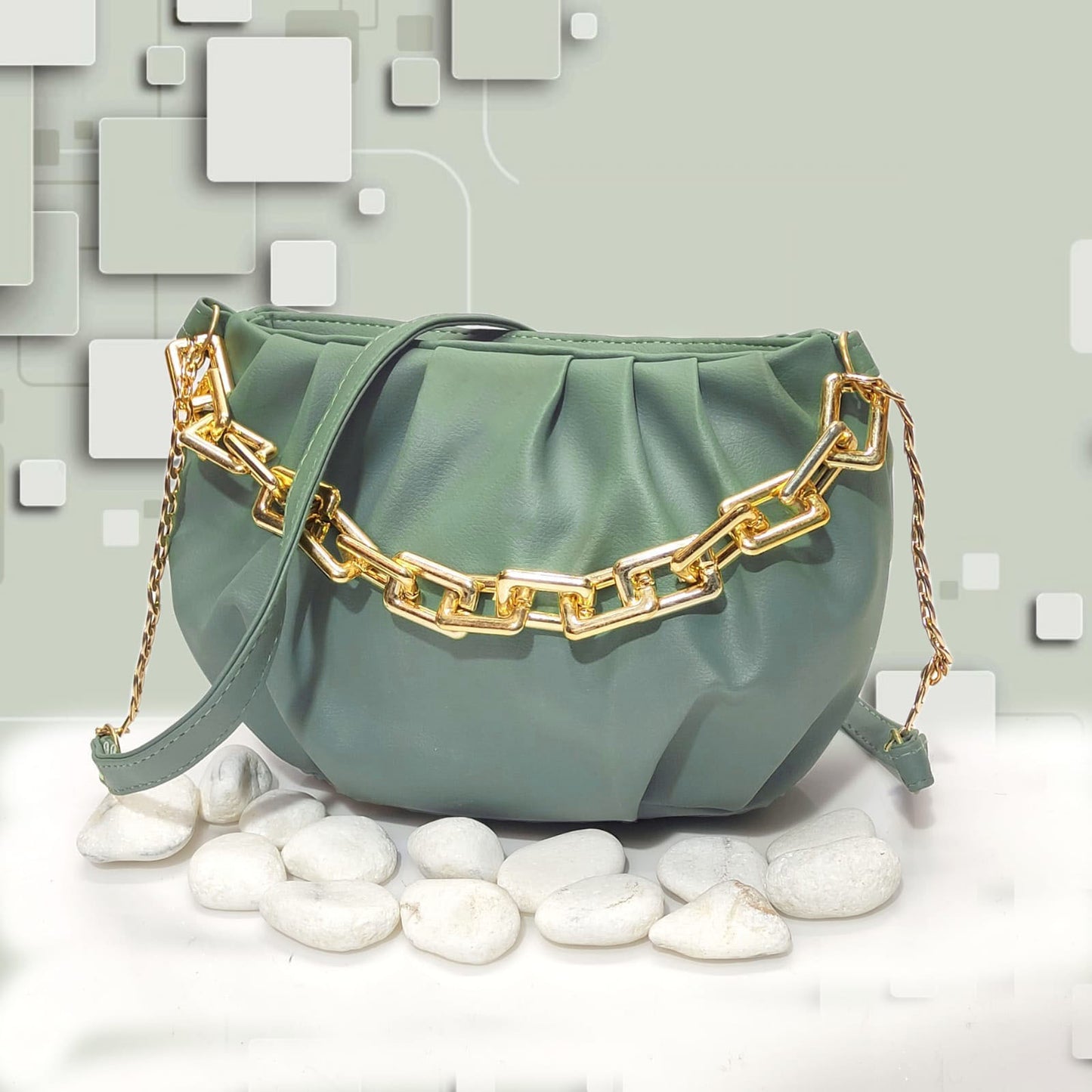 Hand bags for girls with Stylish Golden chain