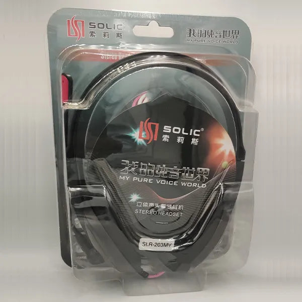 Solic Stereo Headphones Premium Sound Quality