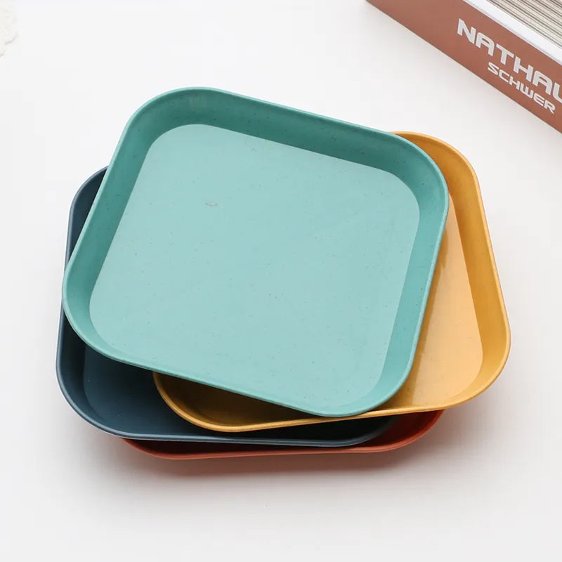 Premium Colorful Square Plates