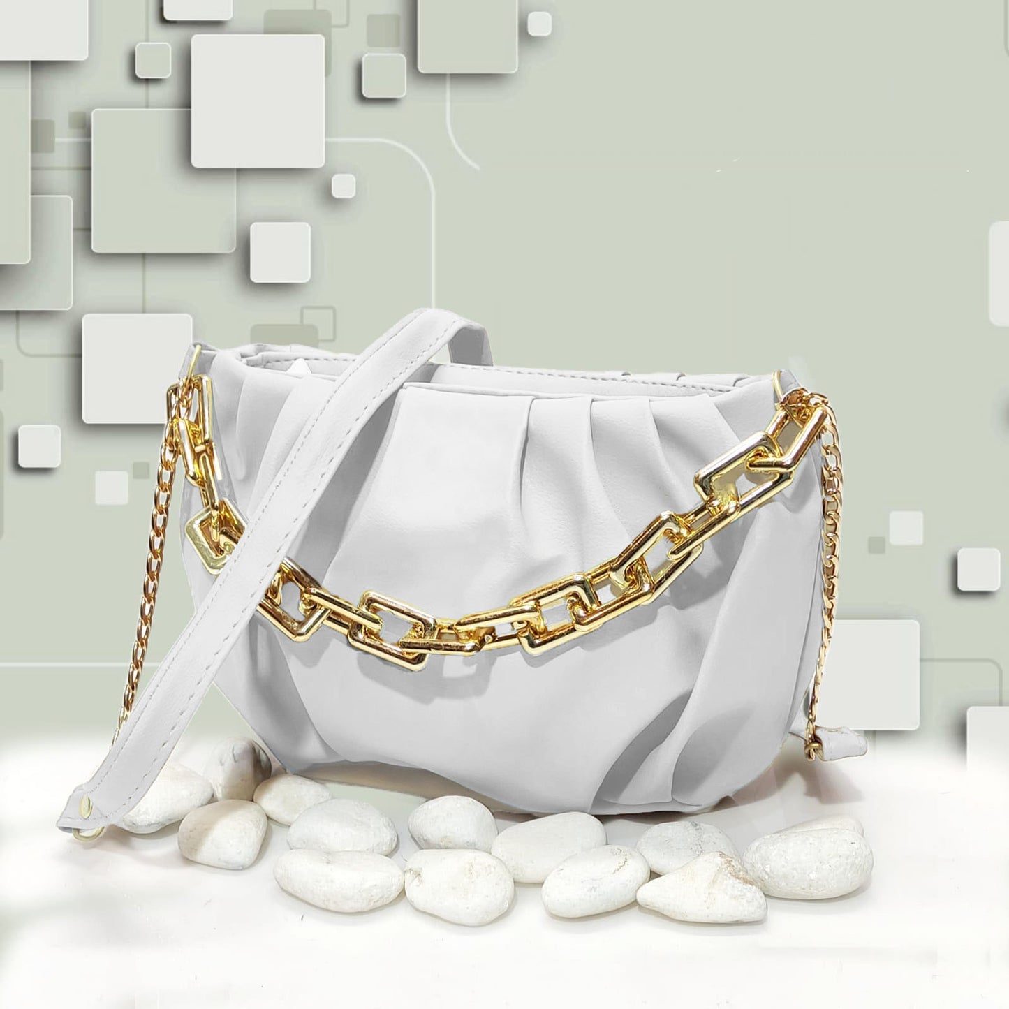 Hand bags for girls with Stylish Golden chain