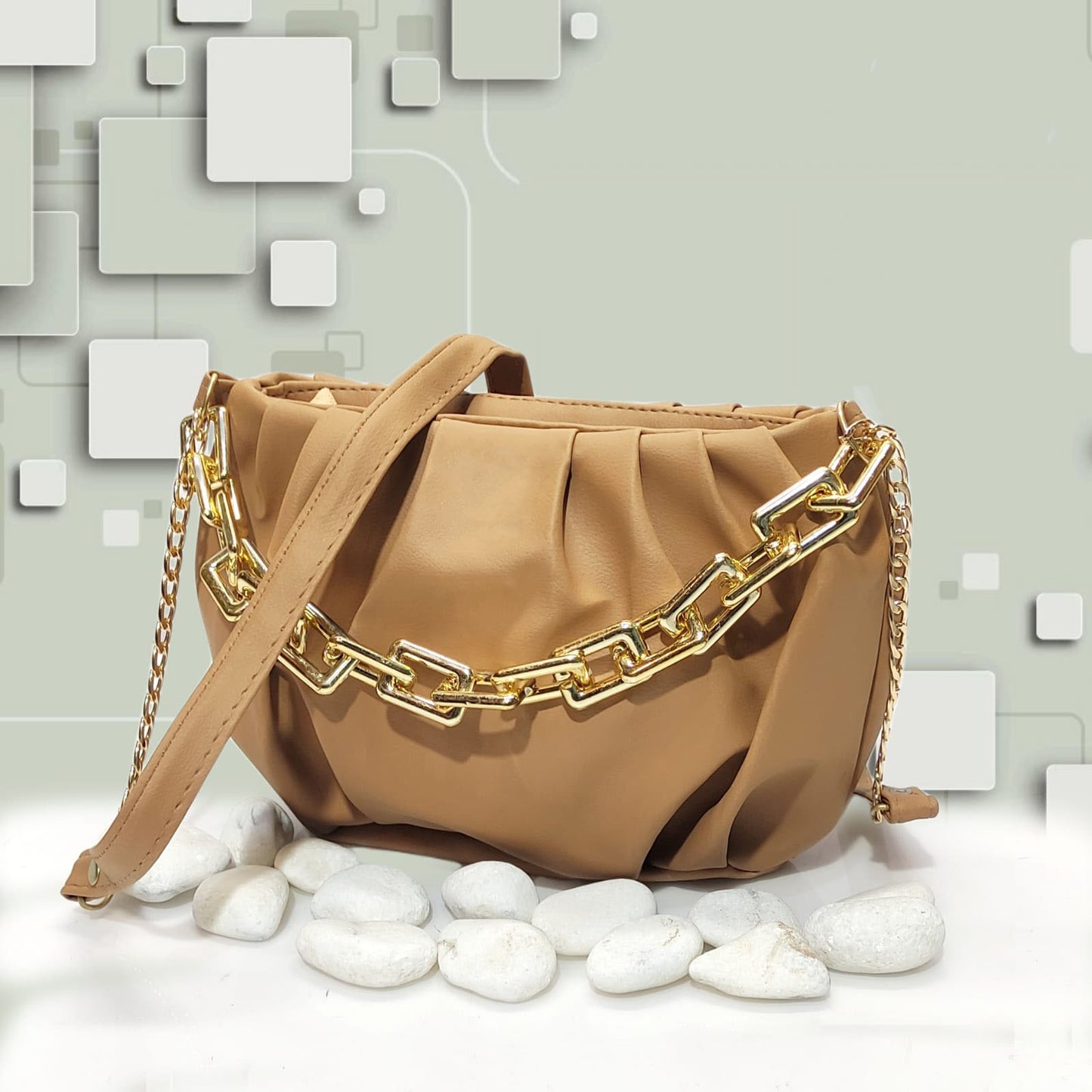Hand bags for girls with Stylish Golden chain