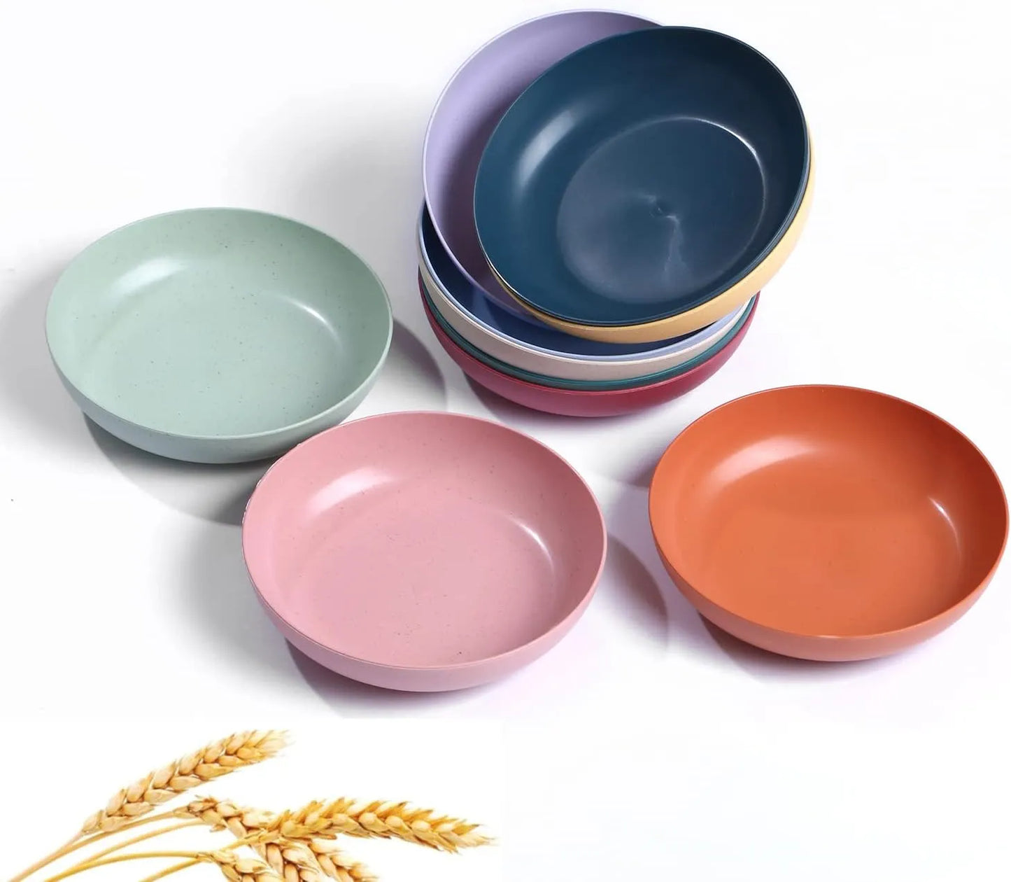 Square Plastic Dinner Plate Set