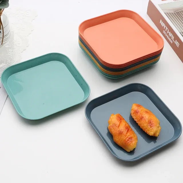 Premium Colorful Square Plates