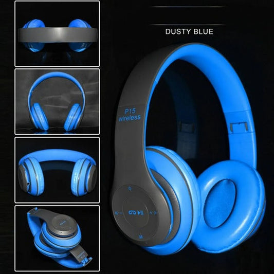 P47 On Ear Wireless Headphones Dynamic Plastic