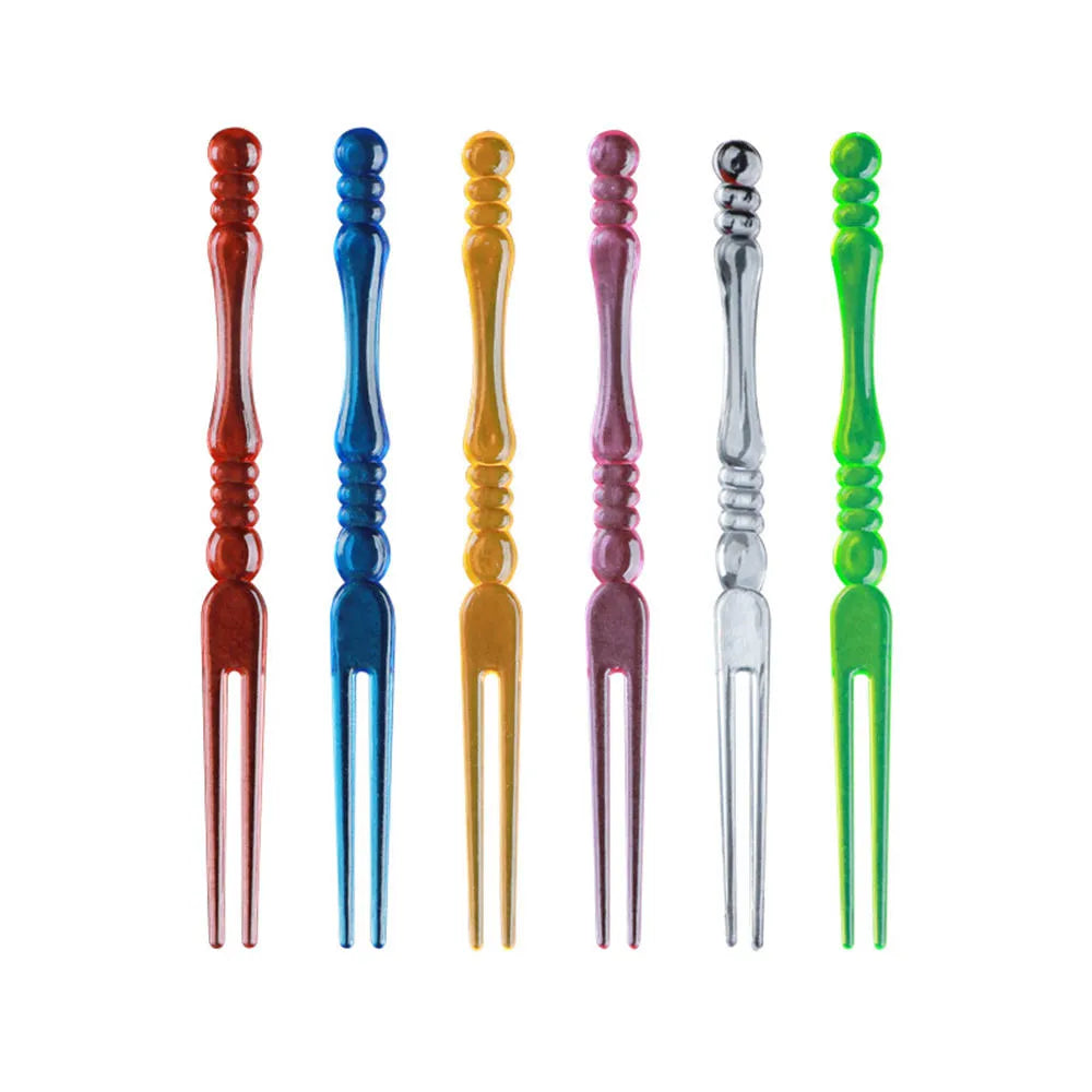 80PCS Disposable Fruit Forks