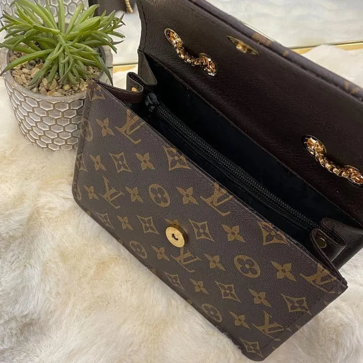 Customize Velvet LV Crossbody Bag