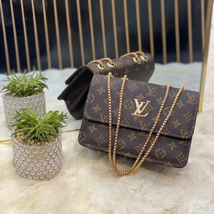 Customize Velvet LV Crossbody Bag