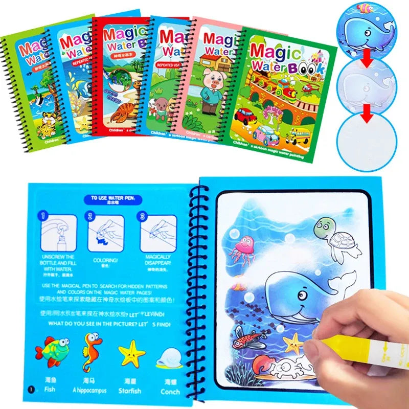 Reusable Magic Water Quick Dry Book