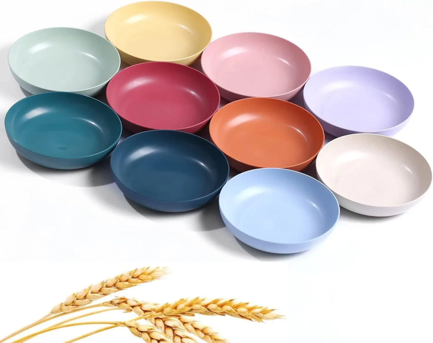 Square Plastic Dinner Plate Set