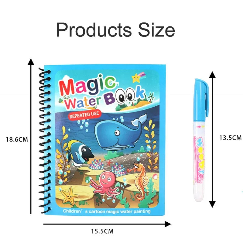 Reusable Magic Water Quick Dry Book
